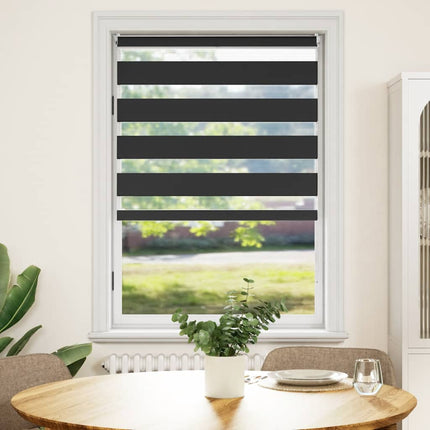 Zebragardin 100,9x175 cm Tygbredd 96,7 cm svart
