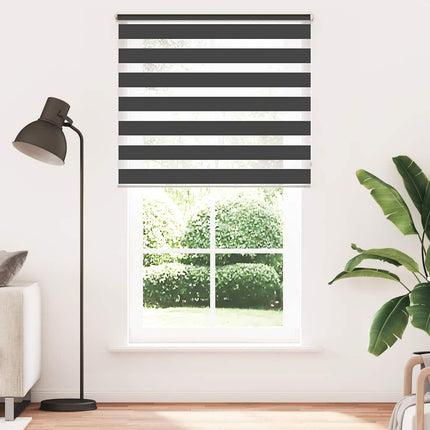 Zebragardin 120,9x230 cm Tygbredd 116,7 cm svart