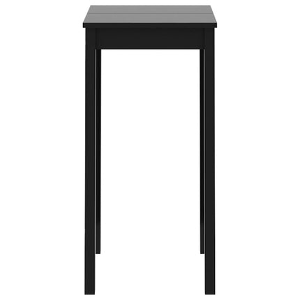 Barbord MDF svart 55x55x107 cm