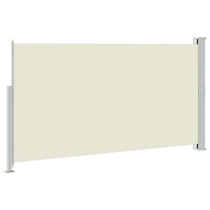 Sidomarkis för uteplats 160 x 300 cm gräddvit