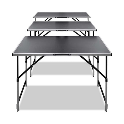 Tapetbord 3 st hopfällbara justerbara