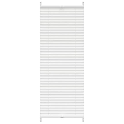 Plisségardin 40x125 cm vit
