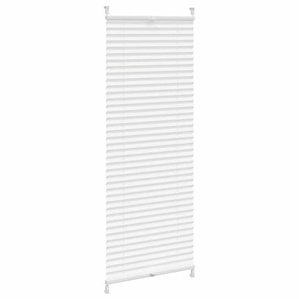 Plisségardin 40x125 cm vit