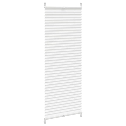 Plisségardin 50x125 cm vit