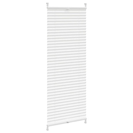 Plisségardin 50x125 cm vit