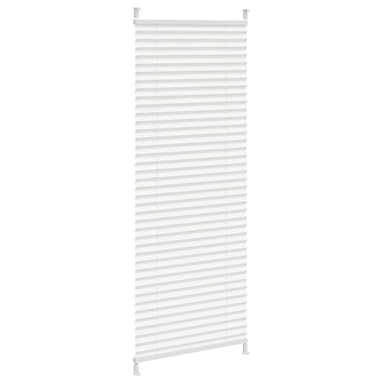Plisségardin 50x125 cm vit
