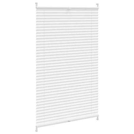 Plisségardin 80x125 cm vit