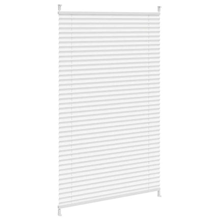 Plisségardin 80x125 cm vit