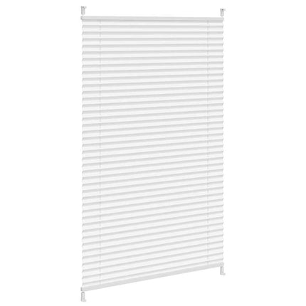 Plisségardin 80x125 cm vit