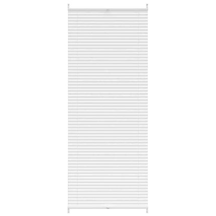 Plisségardin 90x200 cm vit