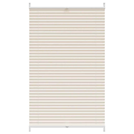 Plisségardin 70x125 cm gräddvit