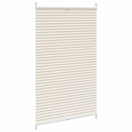 Plisségardin 70x125 cm gräddvit