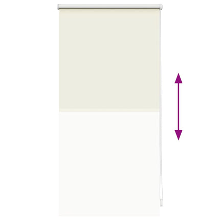 Rullgardin Mörkläggning 44,4x100 cm Tygbredd 40 cm Off White