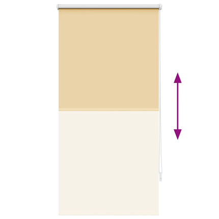 Rullgardin Mörkläggning 64,4x120 cm Tygbredd 60 cm Beige