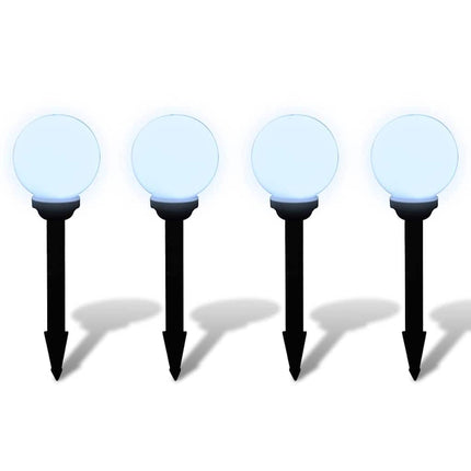 Utomhuslampor 4 st LED 15 cm med markspett