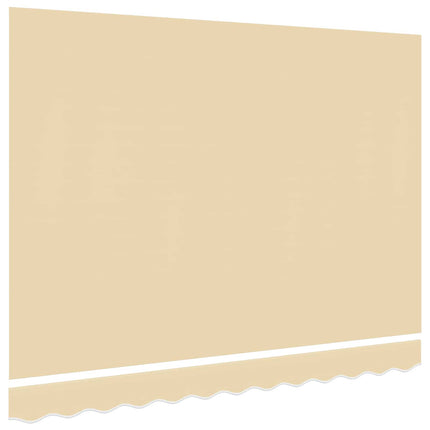 Ersättningstyg för markis gräddvit 300x250 cm polyester