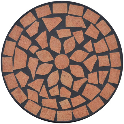 Sidobord med mosaik terrakotta