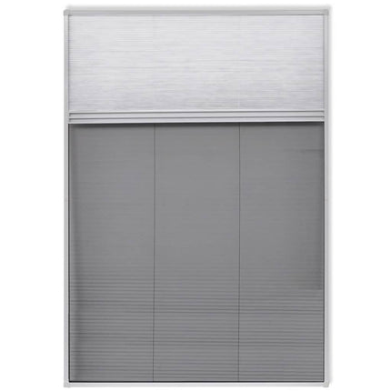 Insektsnät plissé till fönster 160 x 80 cm med solskydd
