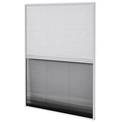 Insektsnät plissé till fönster 160 x 80 cm med solskydd