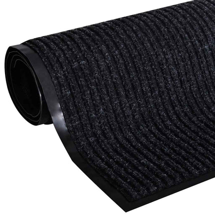 Dörrmatta svart 90 x 120 cm PVC