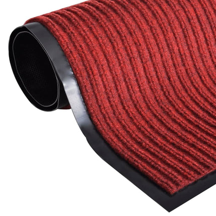 Dörrmatta röd 90 x 120 cm PVC