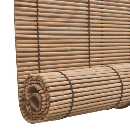 Rullgardin bambu 150 x 220 cm brun