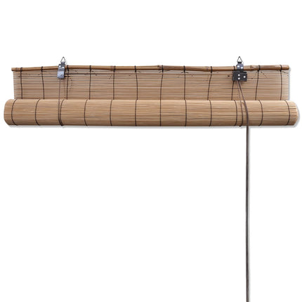 Rullgardin bambu 150 x 220 cm brun