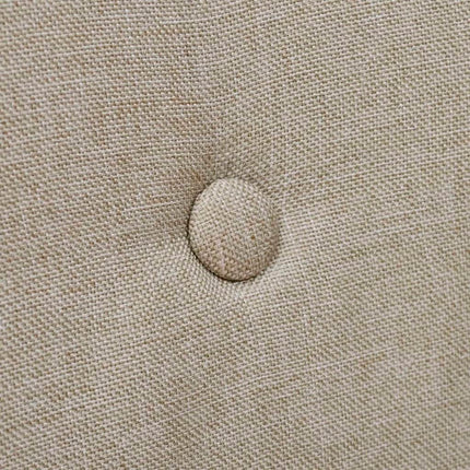 Matstolar 4 st beige tyg och massiv ek