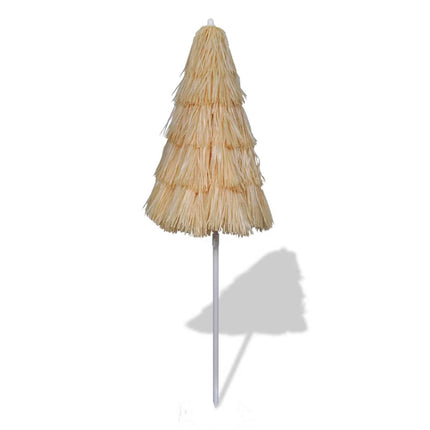 Lutbart strandparasoll Hawaii inspirerad