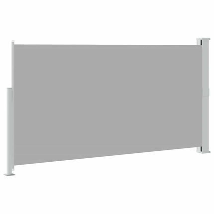 Infällbar sidomarkis för uteplats 160 x 300 cm grå