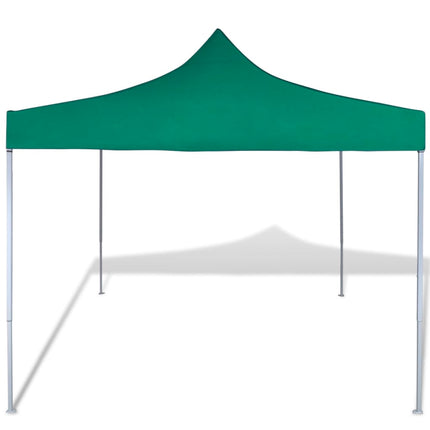Grönt hopfällbart tält 3 x 3 m