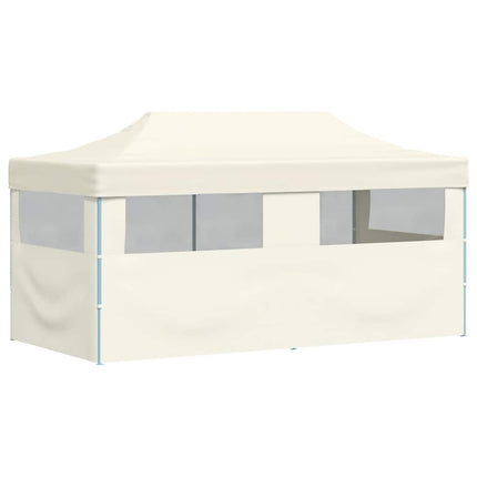 Partytält hopfällbart 3 x 6 m gräddvit