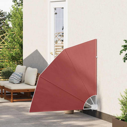 Sidomarkis för balkong terrakotta 140x140 cm