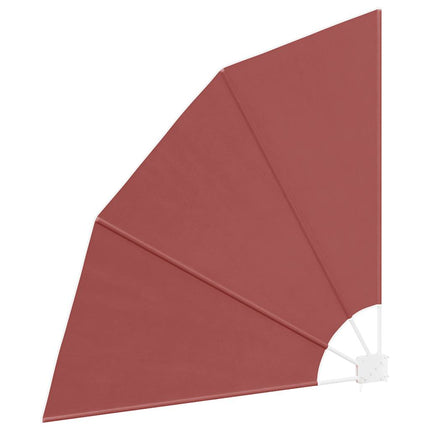 Sidomarkis för balkong terrakotta 140x140 cm