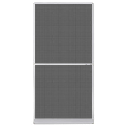 Fällbart insektsfilter Vit och svart 120 x 240 cm