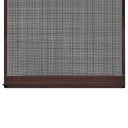 Fällbart insektsfilter Brun och svart 120 x 240 cm