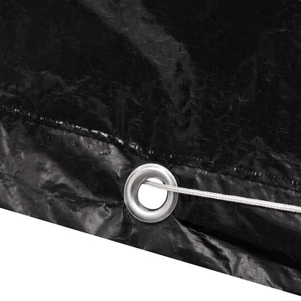 Överdrag för trädgårdsmöbler med 8 öljetter 200 x 160 x 70 cm