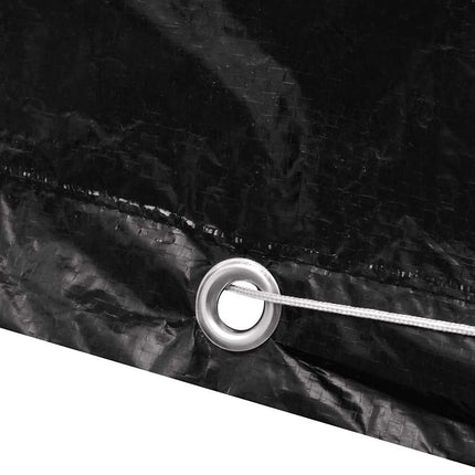 Överdrag till trädgårdsmöbler 10 öljetter 260x260x90 cm