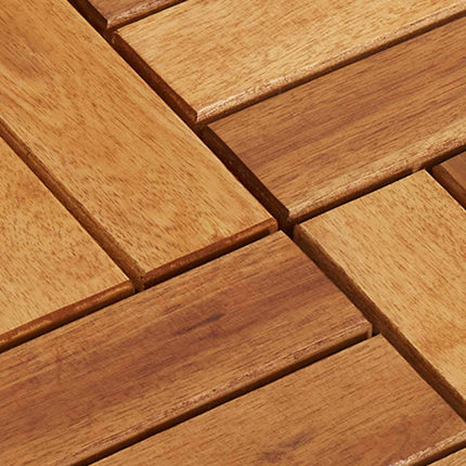Terrassplattor 10 pcs Brun 30 x 30 cm Akacia Hårdträ