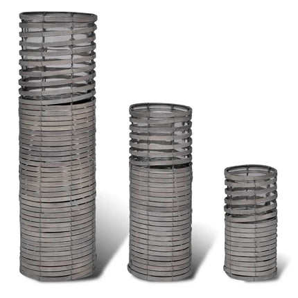 Handgjorda A Ljushållare, Snurrad Design, Set Om 3