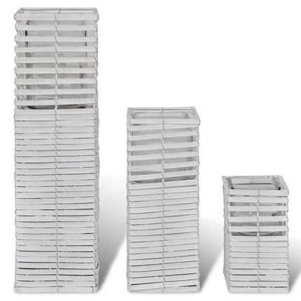 Handgjorda A Ljushållare, Snurrad Design, Set Om 3