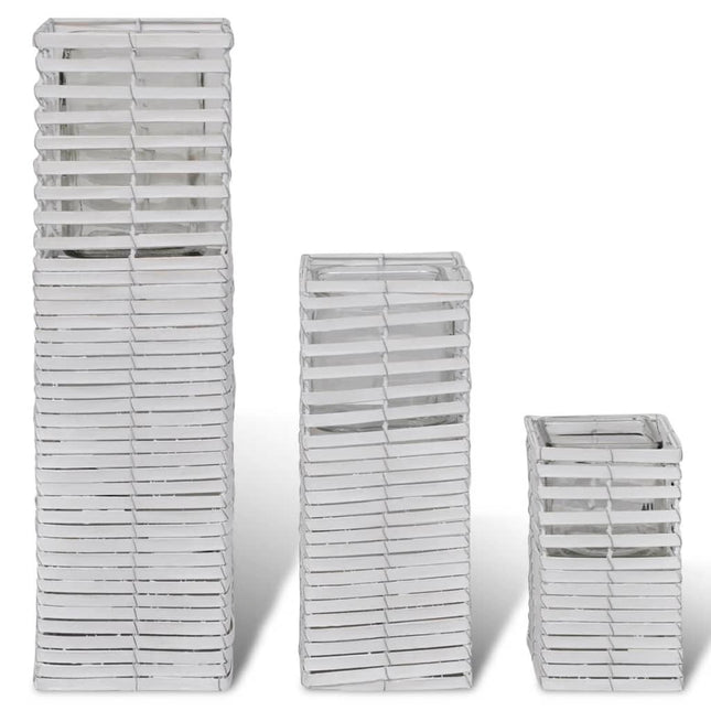 Handgjorda A Ljushållare, Snurrad Design, Set Om 3