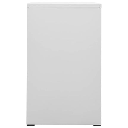 Dokumentskåp ljusgrå 46x62x102,5 cm stål