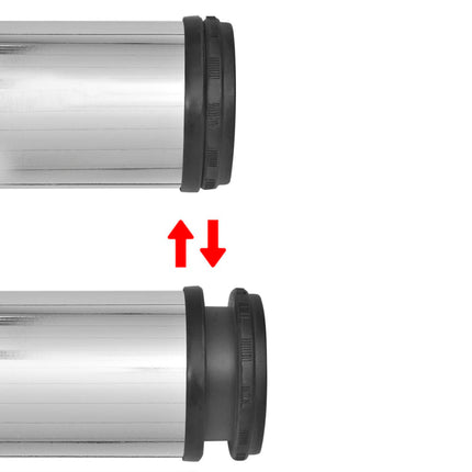 Höjdjusterbara bordsben 4 st krom 710 mm