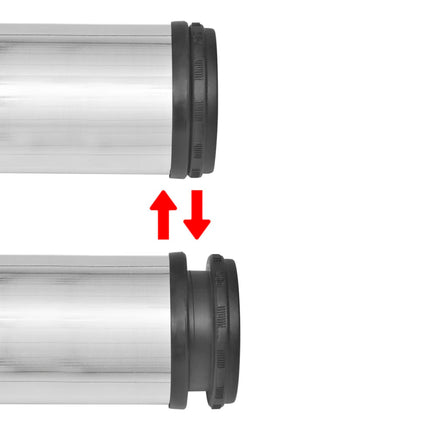 Höjdjusterbara bordsben 4 st borstad nickel 1100 mm