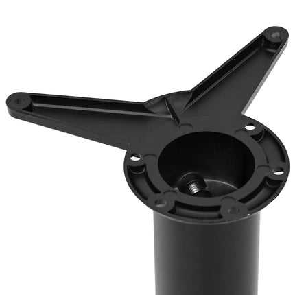 4 Höjdjusterbara bordsben i svart 710 mm