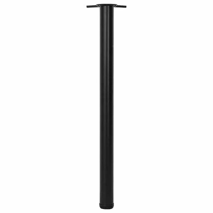 Höjdjusterbara bordsben 4 st 870 mm svart