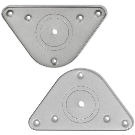 4 Höjdjusterbara bordsben i krom 1100 mm