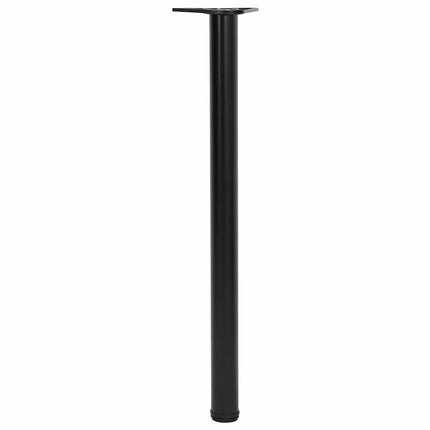 Höjdjusterbara bordsben 4 st 870 mm svart