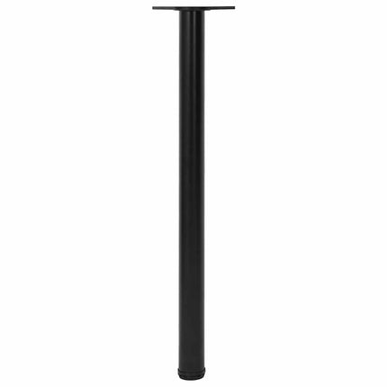 Höjdjusterbara bordsben 4 st 870 mm svart